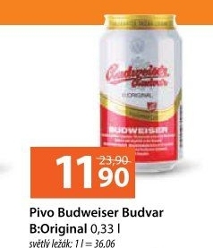 Pivo světlý ležák B: Original Budweiser Budvar