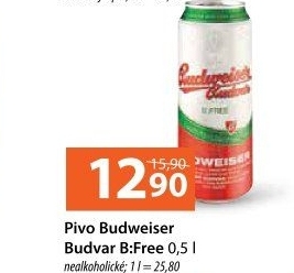 Nealkoholické pivo B:Free Budweiser Budvar