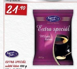 Mletá káva extra speciál Nový den