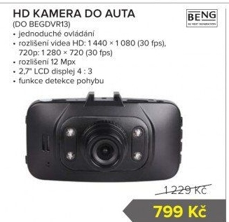 Kamera do auta Full HD Beng