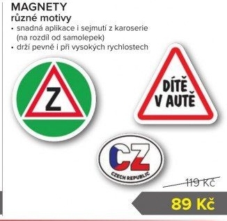 Magnety na auto