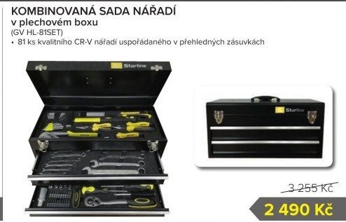 Sada ručního nářadí Starline