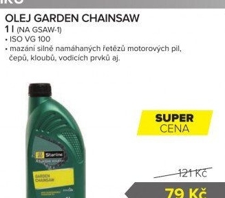 Olej Garden Chainsaw Starline