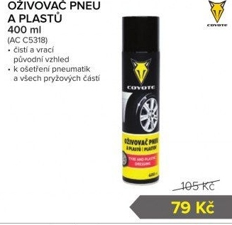 Oživovač pneumatik a plastů Coyote