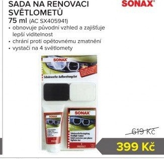 Sada na renovaci světlometů Sonax