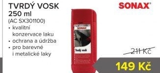 Tvrdý vosk na auto SuperLiquid Sonax