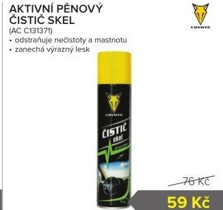 Aktivní čistič skel pěnový Coyote