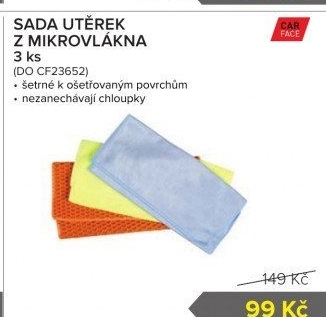 Utěrky z mikrovlákna CarFace