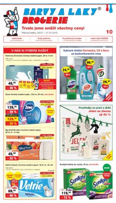 akční leták Barvy a laky drogerie 9.7.2019-27.7.2019