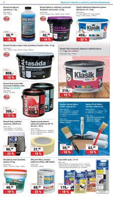 akční leták Barvy a laky drogerie 9.7.2019-27.7.2019