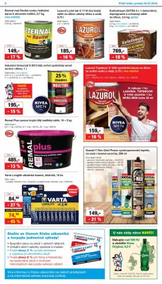 akční leták Barvy a laky drogerie 9.7.2019-27.7.2019
