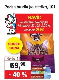 Stelivo pro kočky Packa Balanim