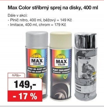 Sprej na disky Color Max