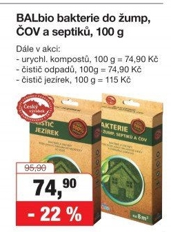 Přípravek Urychlovač kompostů BALbio