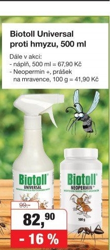 Přípravek proti hmyzu Universal Biotoll