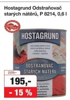 Odstraňovač starých nátěrů Hostagrund