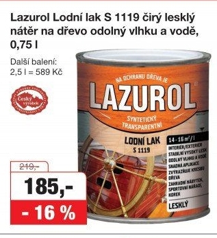 LAZUROL LODNÍ