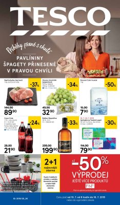 akční leták Tesco 10.7.2019-16.7.2019