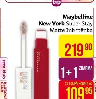 Tekutá rtěnka Superstay Matte Ink Maybelline