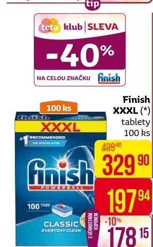 Tablety do myčky Finish