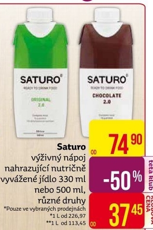 Nápoj Saturo