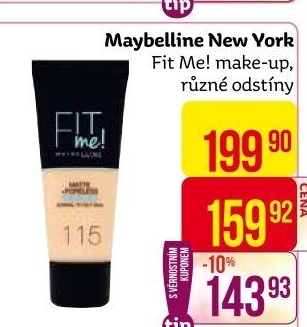 Make up Fit me! Matte + Poreless Maybelline