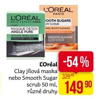 Pleťová maska jílová Pure Clay L'