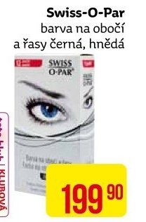Barva na obočí a řasy Swiss O Par