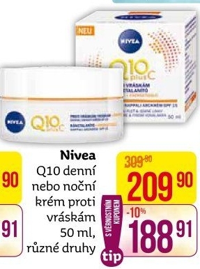 Krém pleťový proti vráskám Q10 Nivea