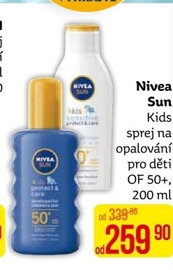 Sprej dětský na opalování OF 50+ Sun Nivea