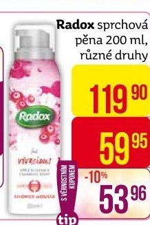 Sprchová pěna Radox