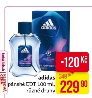 Toaletní voda pánská Adidas