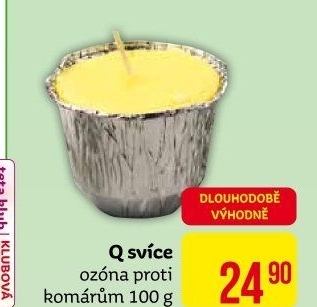 Svíčka proti komárům Ozóna
