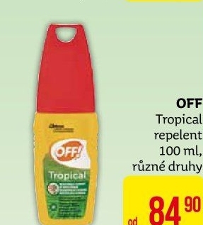 Repelent Tropical Off!