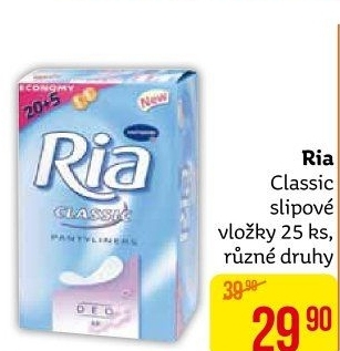 Vložky dámské Classic Ria
