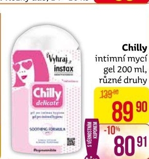 Intimní gel Intima Chilly