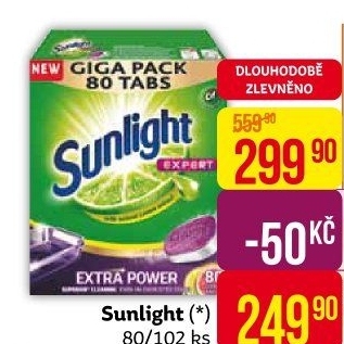 Tablety do myčky Sunlight