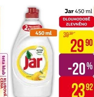 Prostředek na nádobí Jar