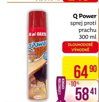 Sprej proti prachu Q power