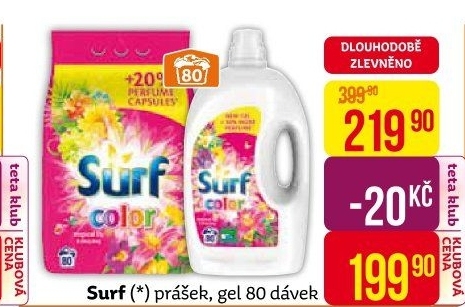 Prací prášek Surf