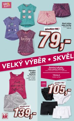 akční leták Kik textil 10.7.2019-31.7.2019