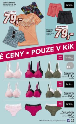 akční leták Kik textil 10.7.2019-31.7.2019
