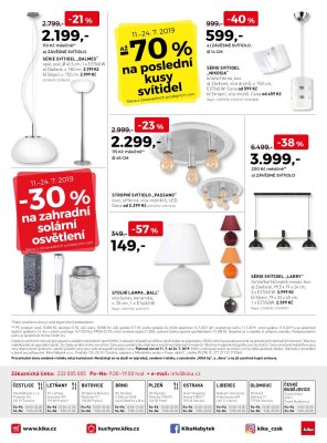 akční leták Kika nábytek 11.7.2019-24.7.2019