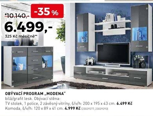 Obývací stěna MODENA