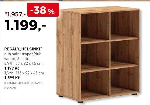 Regál HELSINKI