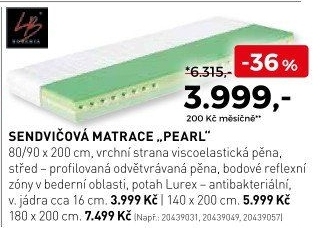 Matrace PEARL