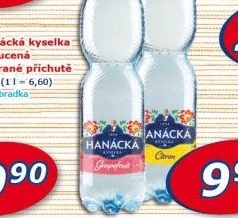 Ochucená voda Hanáckákyselka