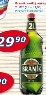 Pivo světlé výčepní 10° Braník