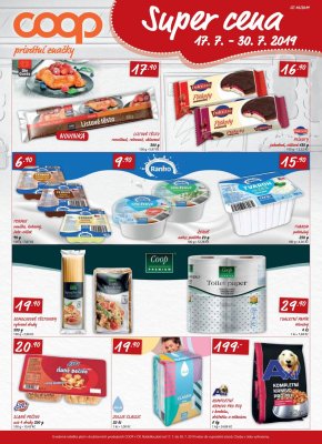 akční leták COOP 17.7.2019-23.7.2019