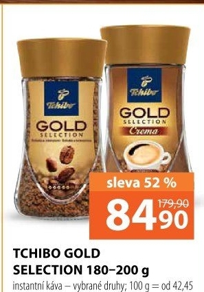 Instantní káva Tchibo Gold Selection